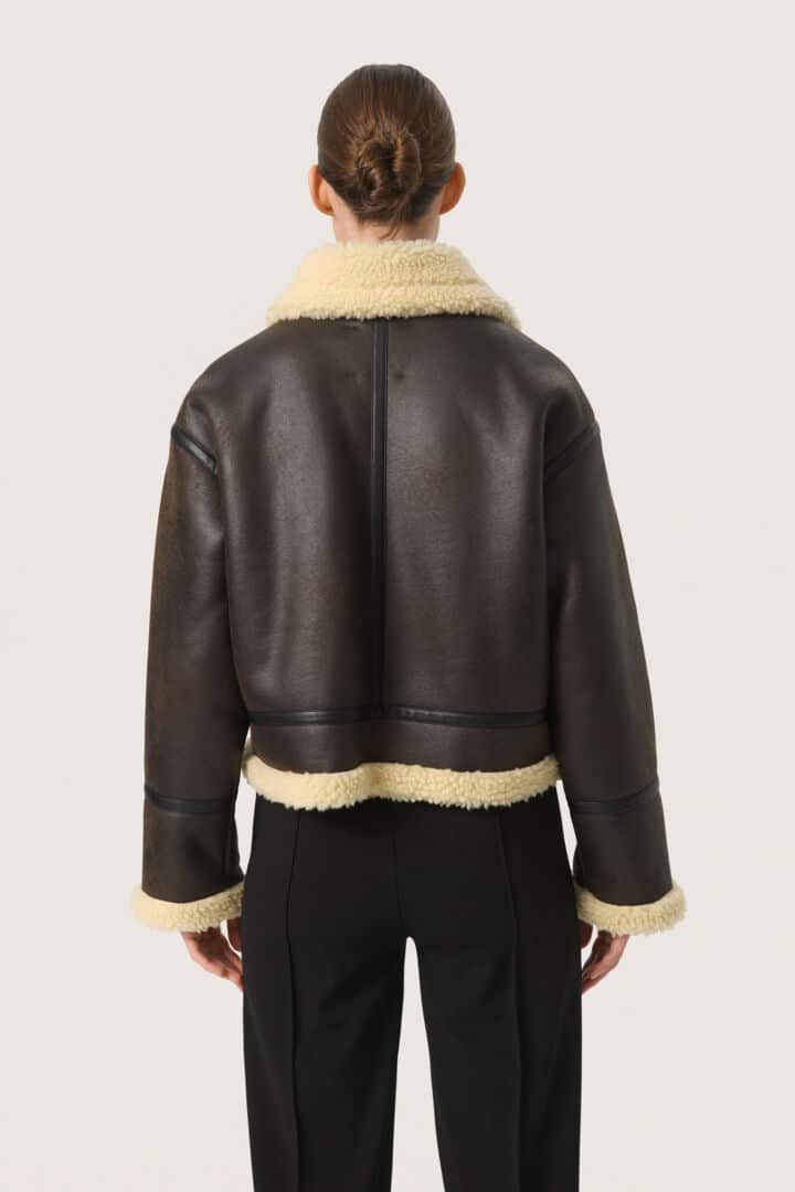 Elora Aviator Jacket, Black image 4