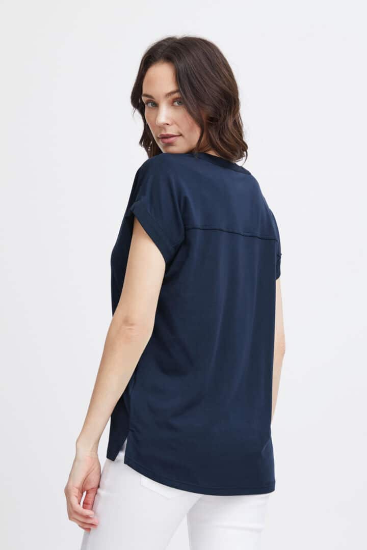 Liv Tee Shirt, Navy Blazer image 4