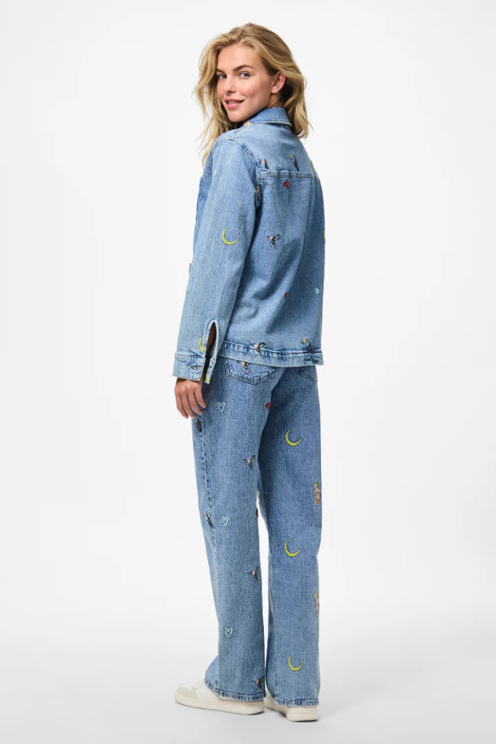 Jidi Shacket, Medium Blue Denim image 2