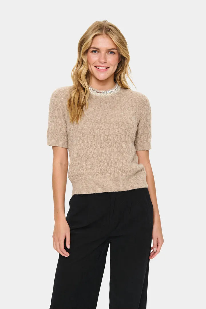 Makenna Pullover, Tiger's Eye Melange image 0