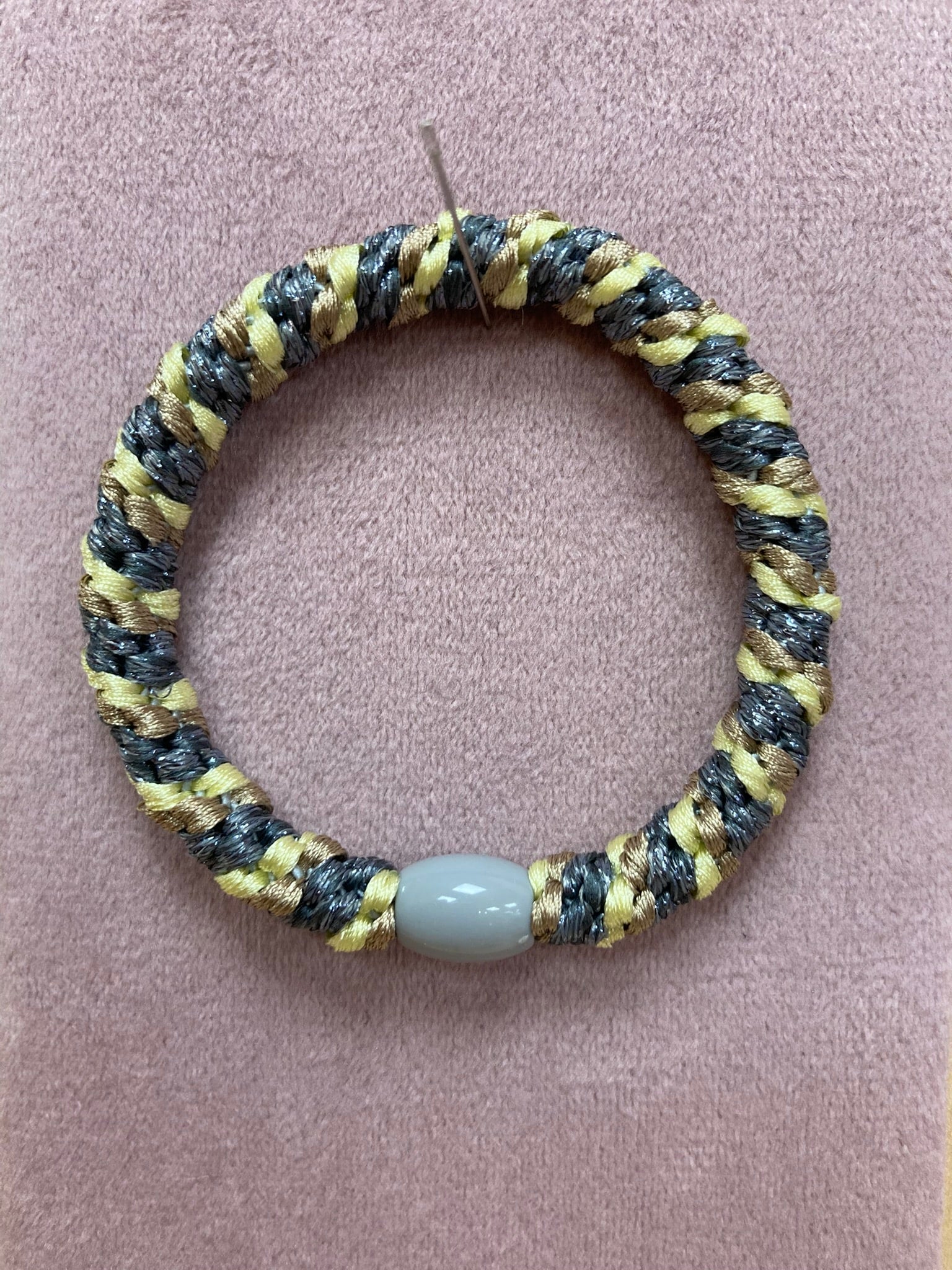 Kally Hair/Bracelet Elastic, Frosted Almond image 0