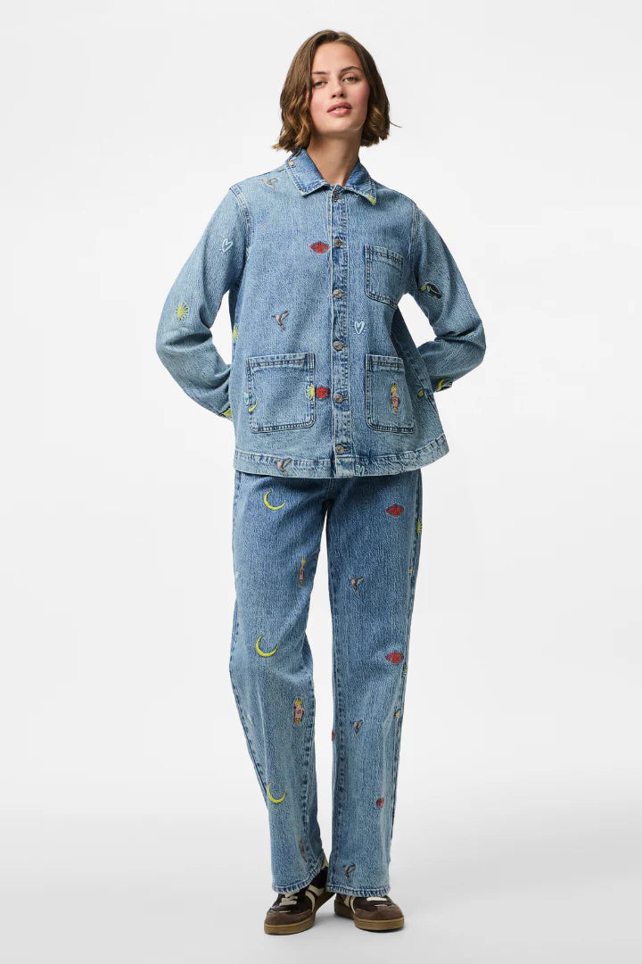 Jidi Shacket, Medium Blue Denim image 1