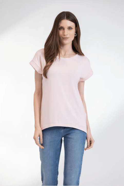 Capped T Shirt, Pink Lady image 0