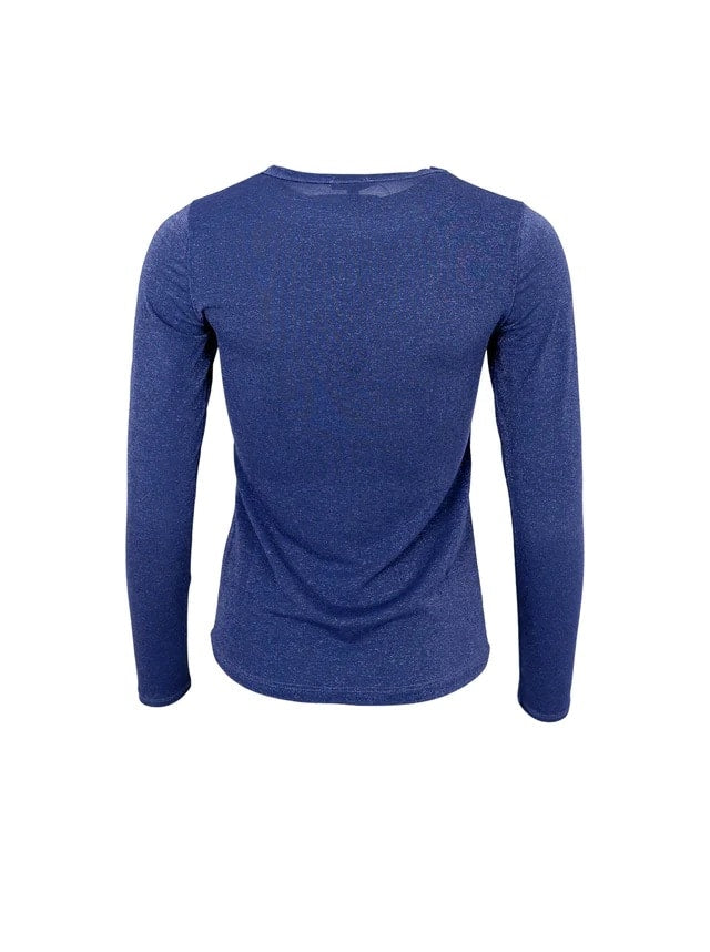 Faye Lurex Long-Sleeved Top, Jeans colour image 0