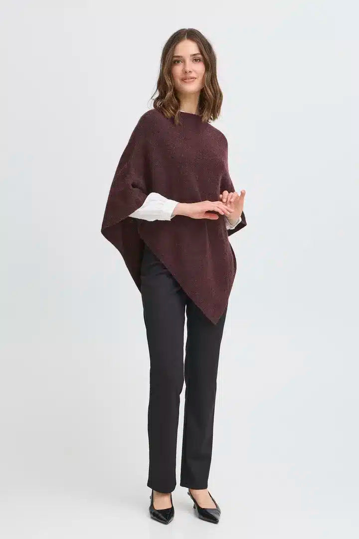 Sanny Poncho, Fudge melange image 3