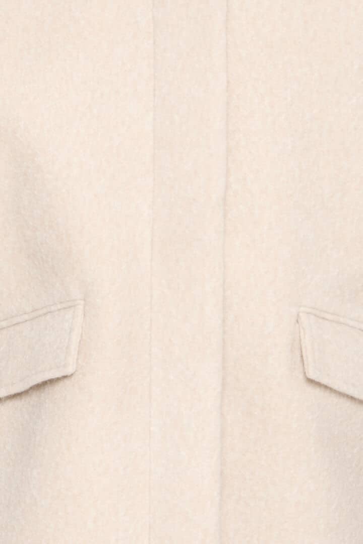 Edella Wool Mix Coat, Limestone Melange image 4