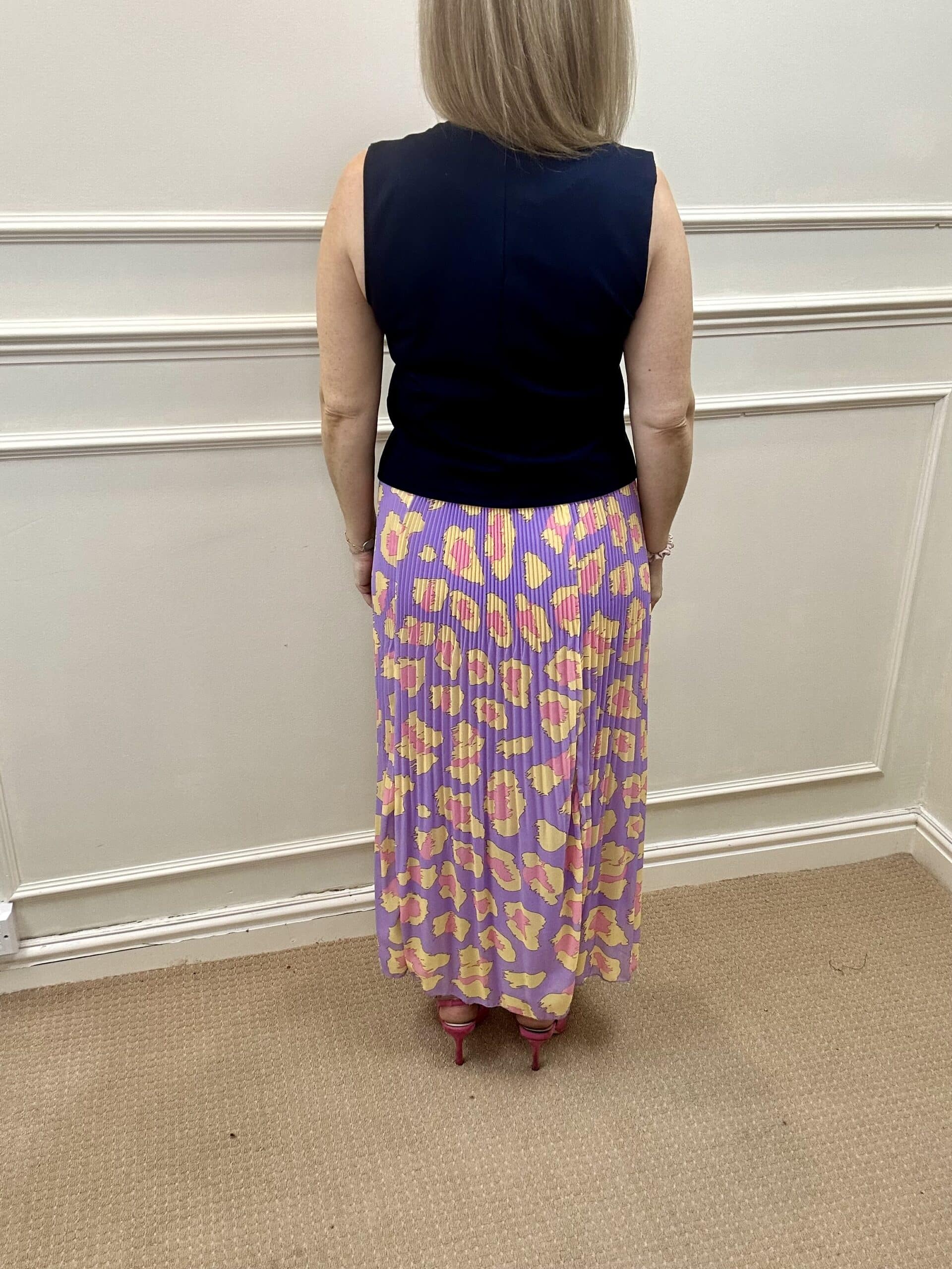 Lana Skirt, Floral Leopard print image 3