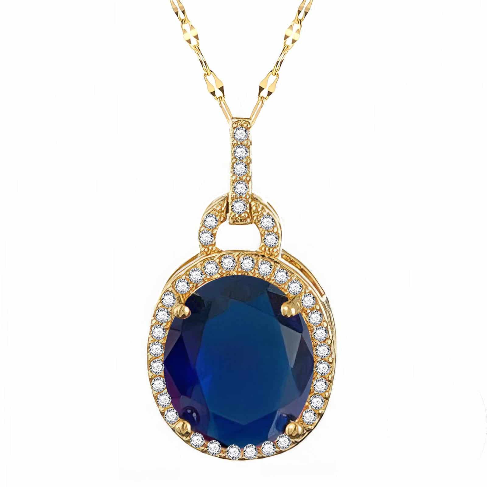 Gold-plated Danube Necklace image 0