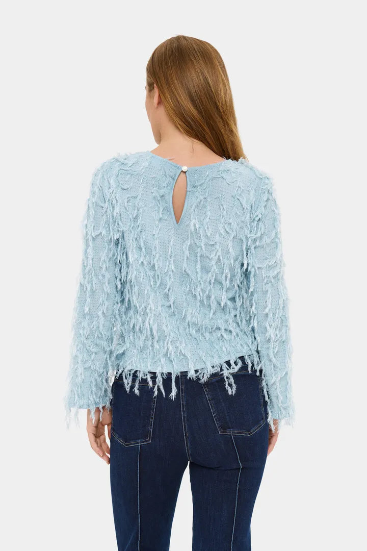 Ninette Blouse, Sterling Blue image 3