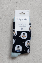 Dapper Gent Keyring & Socks Gift Box image 2