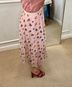 Hearty Patterned Skirt, Pink image 2