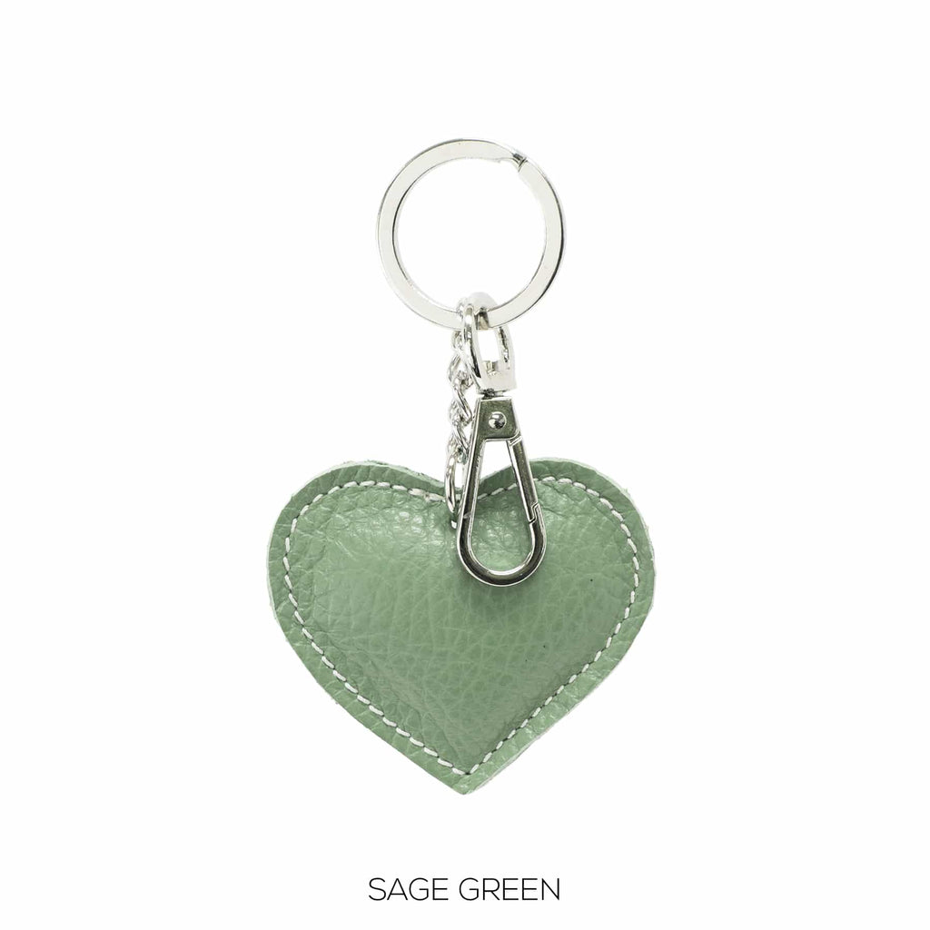 Leather Heart Keyring image 4