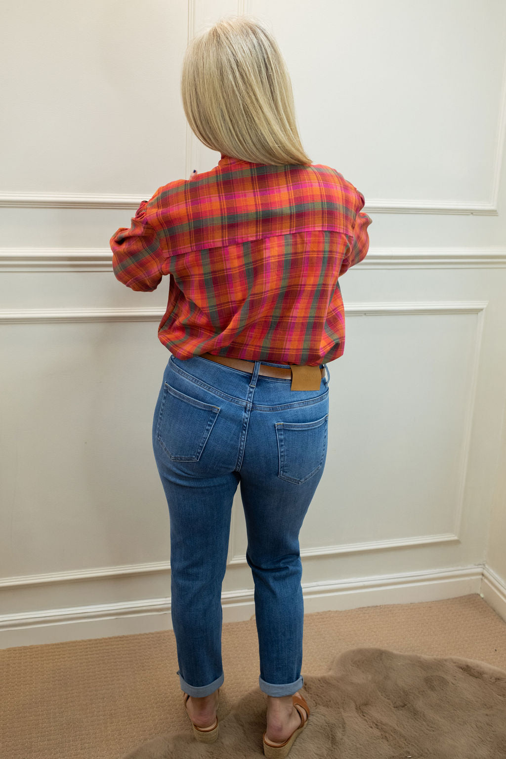 Twiggy 3/4 Length Jean, Mid Blue
