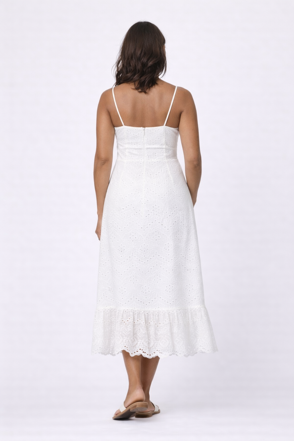 Vilde Strap Dress, Bright White