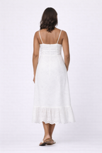 Vilde Strap Dress, Bright White