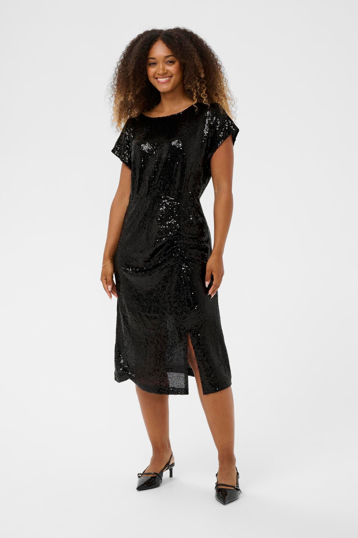 Glimmer Luxury Cocktail Dress, Black