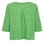 Riette Pleat Pullover, Poison Green image 4