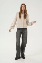 Ellie Cardigan, Feather Grey Melange image 1