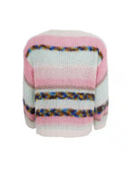 Minty Striped Jumper, Minty Rose image 2