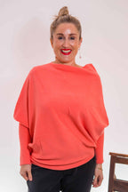 Asymmetric Knit, Peach image 4