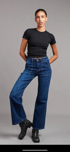 Rowan Jean - Wide Leg, Dark Indigo image 8