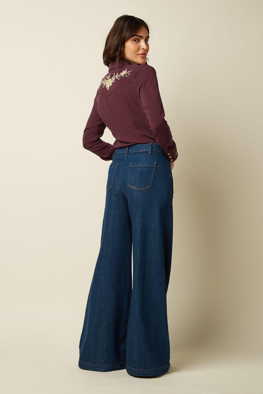 Western Blouse, Porto Red