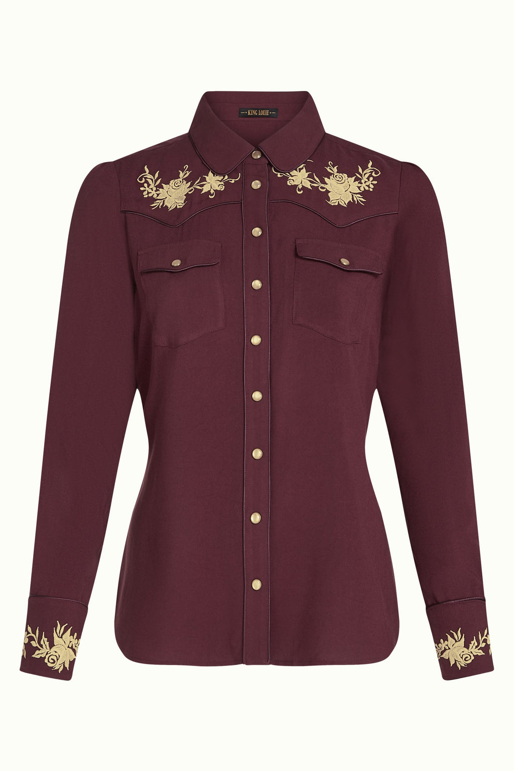 Western Blouse, Porto Red