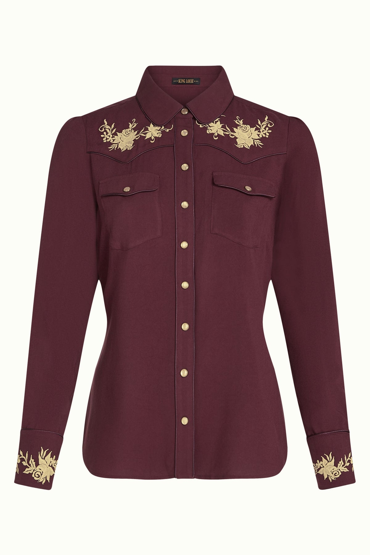 Western Blouse, Porto Red