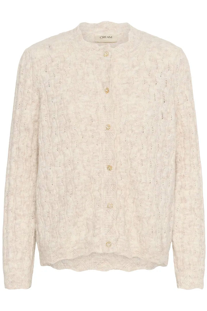 Junah Cardigan, Oat Melange image 4