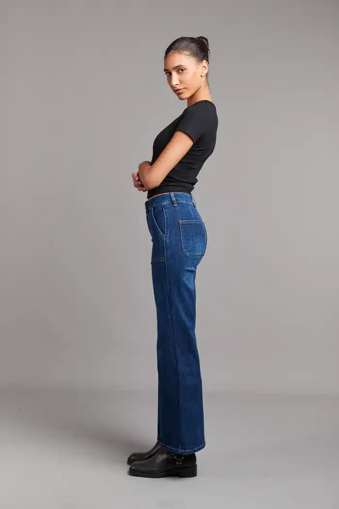 Rowan Jean - Wide Leg, Dark Indigo image 6