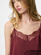 Tiffany Strap Lace Top, Tawny Port image 1