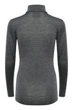 Rollneck Top, Dark Grey Melange image 5