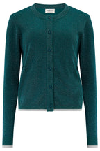 Ophilia Cardigan, Teal Sparkle image 4