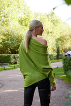 Asymmetric Knit, fern image 5