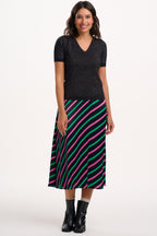 Blossom Knit Top, Black, Rainbow Sparkle image 3