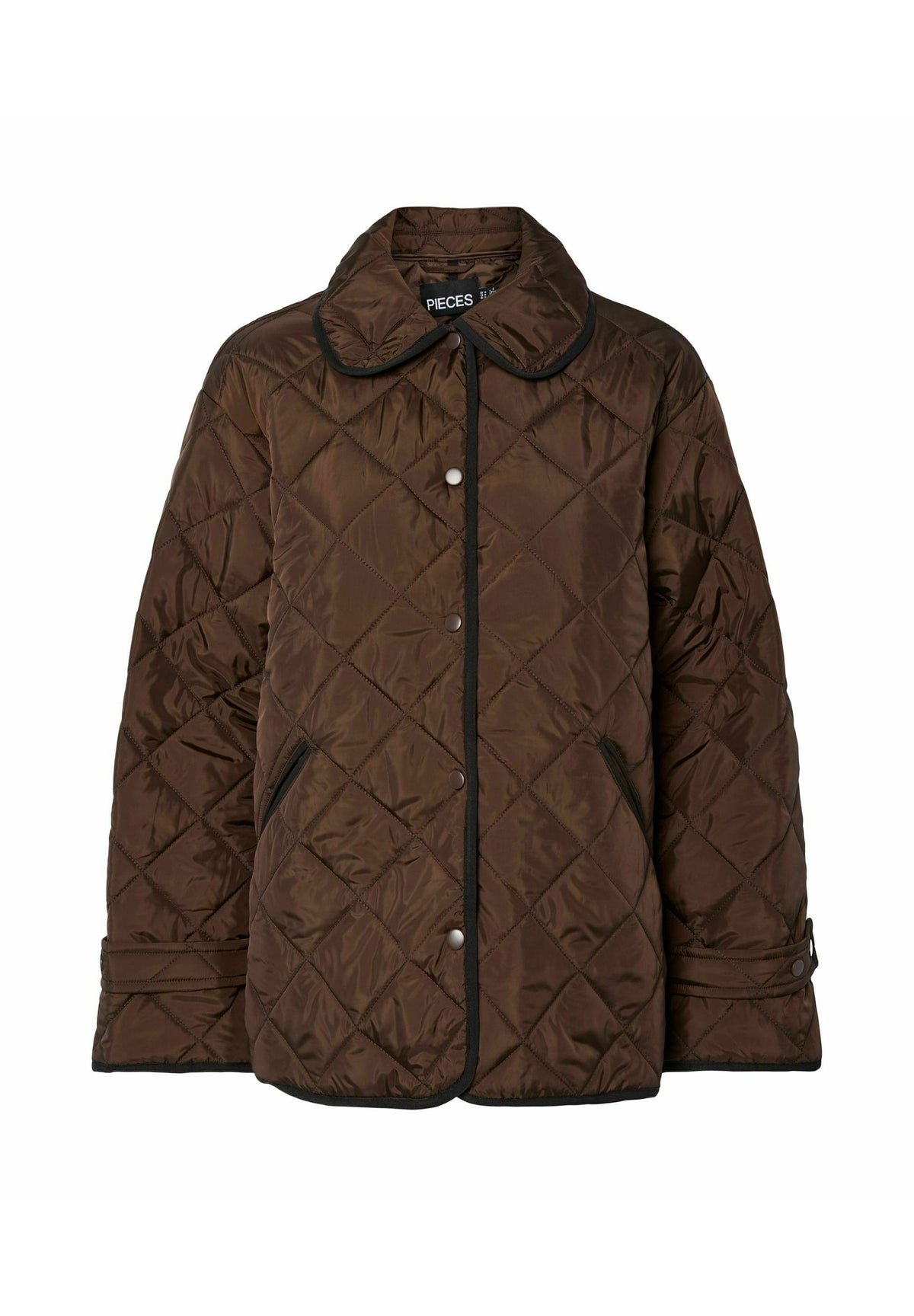 Emily Quilted Jacket, Hot Fudge