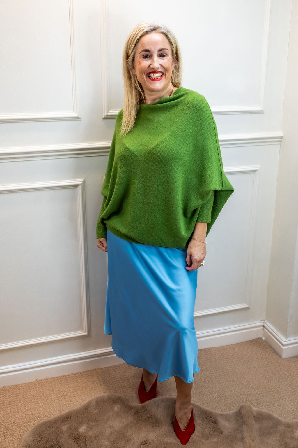 Asymmetric Knit, Fern