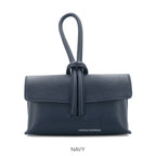 Leather Loop Bag, Navy image 2