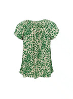 Luna Dana Blouse, Green Leo image 2