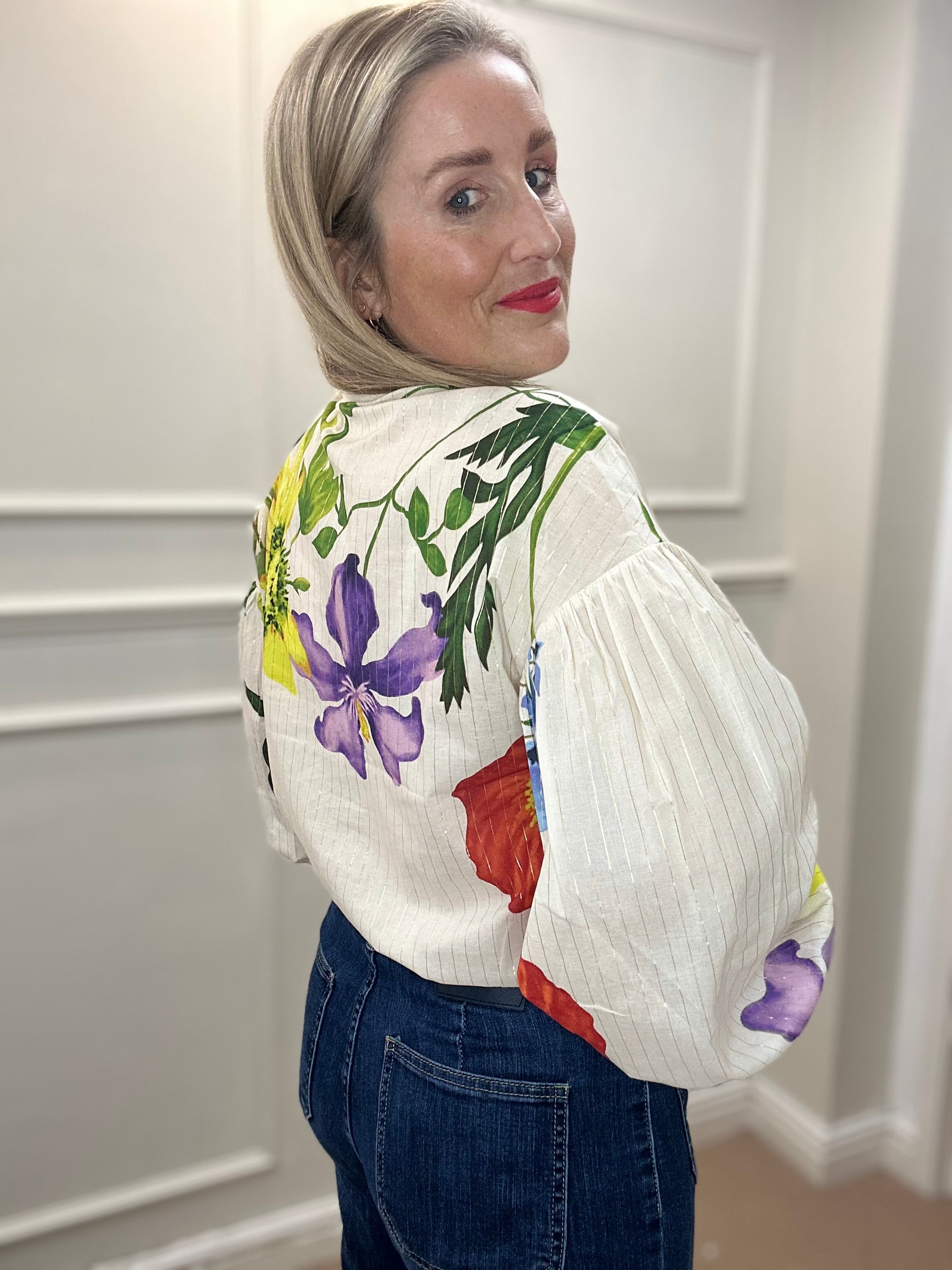 Belisa Shirt, Pristine print