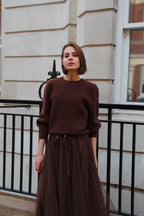 Isabelle Sweater, Chocolate Brown image 5
