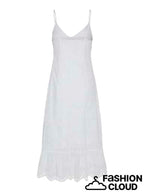 Vilde Strap Dress, Bright White image 7