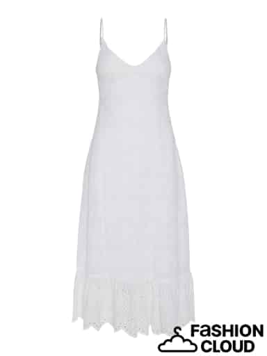 Vilde Strap Dress, Bright White image 6