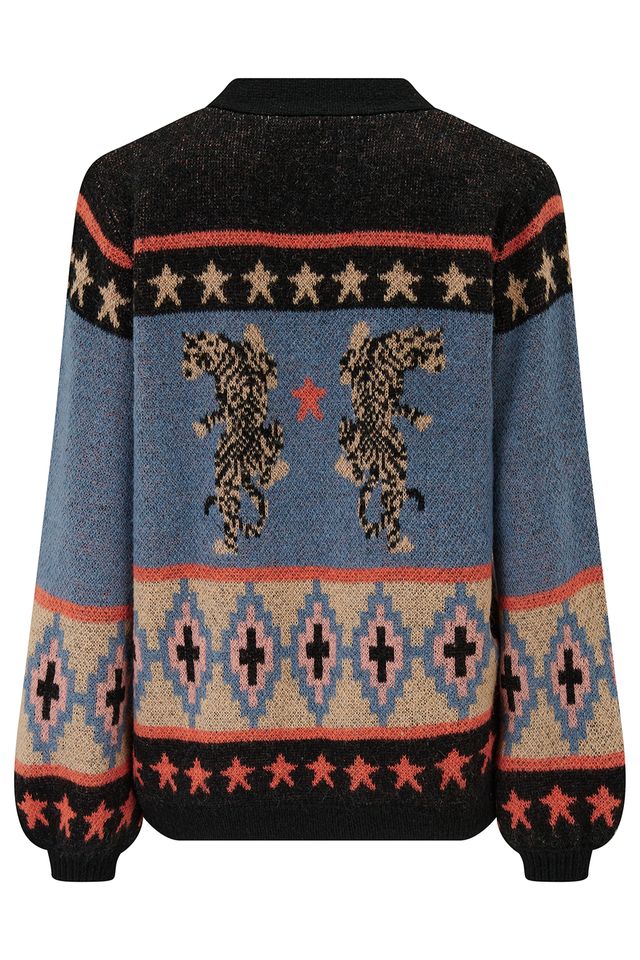 Yvette Cardigan, Multi, Climbing Tigers image 5