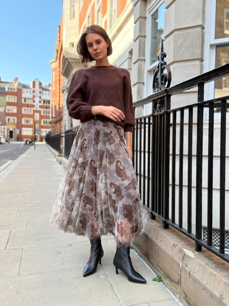 Isabelle Sweater, Chocolate Brown image 8