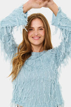 Ninette Blouse, Sterling Blue image 1