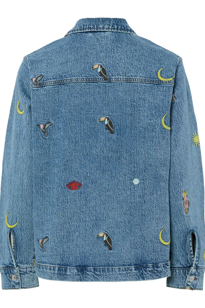 Jidi Shacket, Medium Blue Denim image 5