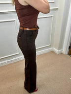 Alder Jean - Wide Leg, Chocolate image 0