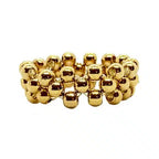 Gold Slim Mesh Ring image 0
