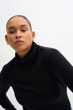 Rollneck Top, Black image 11